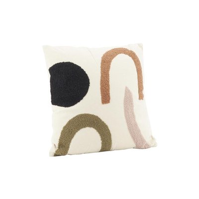 Coussin en coton abstrait AUBRY GASPARD
