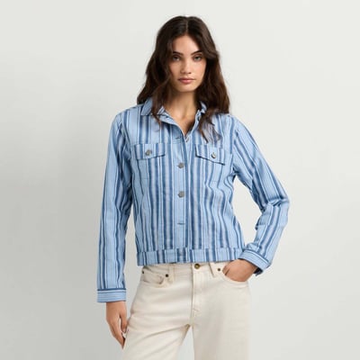 Veste En Sergé À Rayures PEPE JEANS