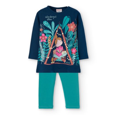 Ensemble avec t-shirt long et leggings BOBOLI
