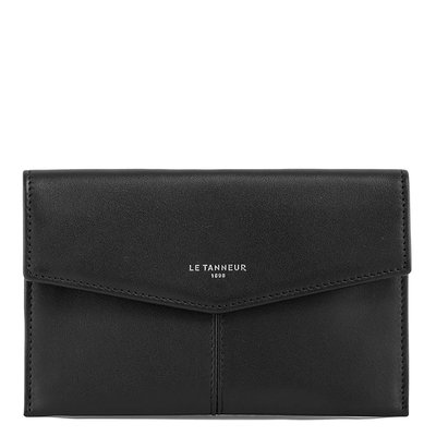 Pochette enveloppe moyen modèle en cuir lisse CHARLOTTE LE TANNEUR
