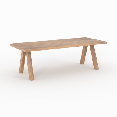 Table de jardin en bois de teck recyclé 10 personnes - MOLO RENDEZ-VOUS DÉCO