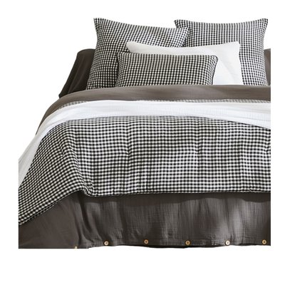 Bout de lit gaze de coton Vickie vichy EDEN