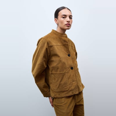 Veste courte en velours MONOPRIX