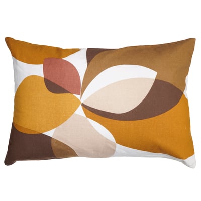 Coussin décoratif rectangulaire en polycoton imprimé géométrique DOUCEUR D'INTÉRIEUR