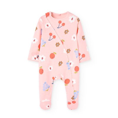 Grenouillère en tricot fleurs BOBOLI