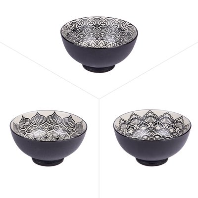 Bol   15 cm (lot de 6)-TATOO TABLE PASSION
