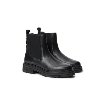 Botas Chelsea de piel granulada TOMMY HILFIGER