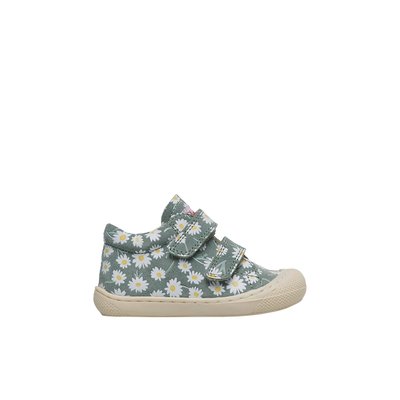 Chaussures premiers pas en suède avec imprimé marguerites COCOON VL NATURINO