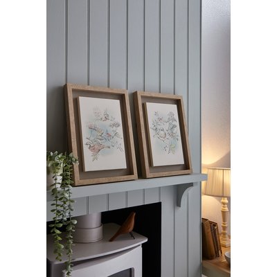 Set de 2 toiles encadrées fleuries Elderwood LAURA ASHLEY