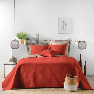 Couvre-lit 2 Personnes Matelassé  Microfibre Unie Romane DECORATIE