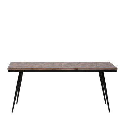 Table de repas en bois et métal - RHOMBIC BEPUREHOME
