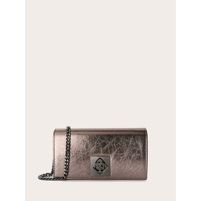 Sac portefeuille lamé or MOTIVI