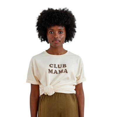 T-shirt de grossesse à message imprimé léopard en coton biologique* VERTBAUDET