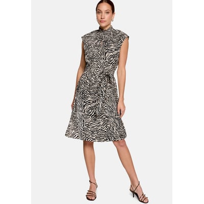 Robe longueur midi à imprimé ZERO