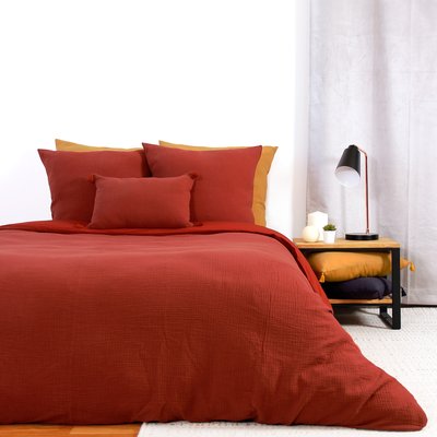 Parure de lit en double gaze de coton HOME MAISON