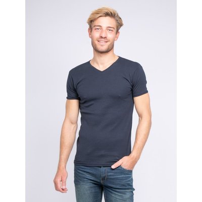 T-shirt Col V Pur Coton Organique Word RITCHIE