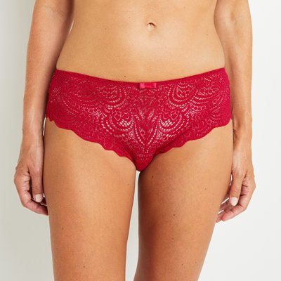 Shorty DENTELLE ROUGEGORGE LINGERIE