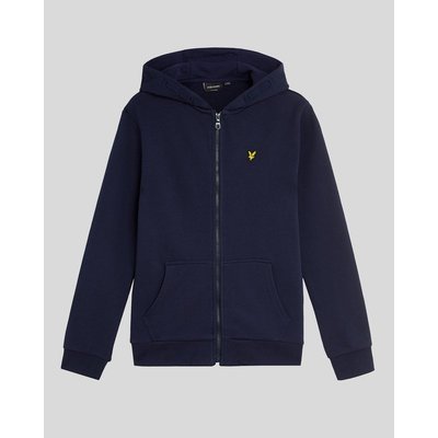 Sweat à capuche zippé en coton loopback LYLE & SCOTT