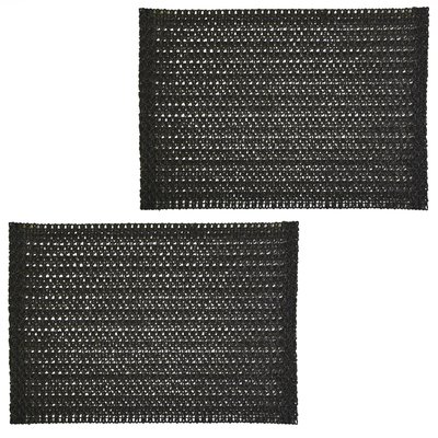 Lot de 2 sets de tables rectangles en jute TORSA TOILINUX