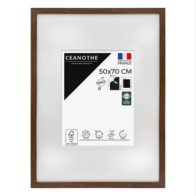 Cadre Photo Avec Passe-partout 50x70 Cm Résine Recyclée WILD CEANOTHE