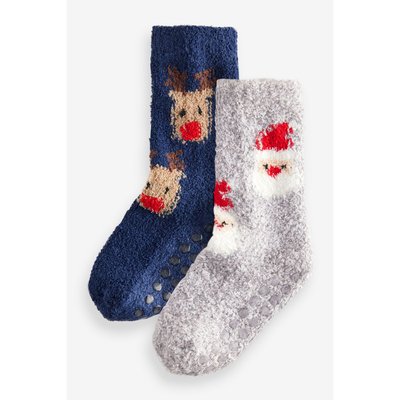 Chaussettes de noël confortables, 2 paires NEXT