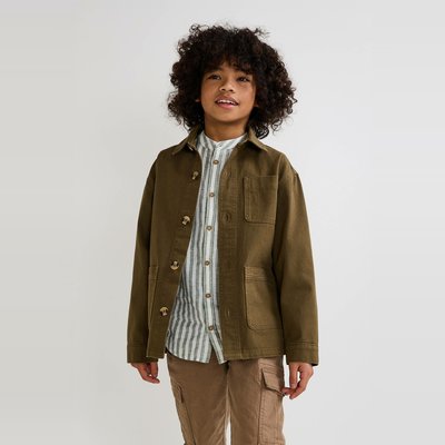 Veste worker uni en coton MONOPRIX