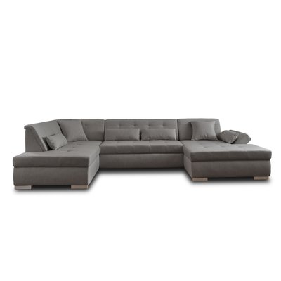 Canapé d'Angle Convertible en Tissu 7 places - VERMONT LISA DESIGN