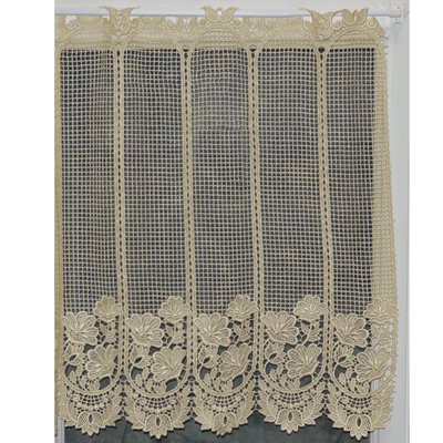 Brise bise en macramé fleuri HOME MAISON