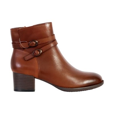 Bottines à Talon Cuir Alénoa THE DIVINE FACTORY