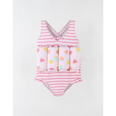 Maillot bouée rayé à imprimés, clair/écru NOUKIE'S