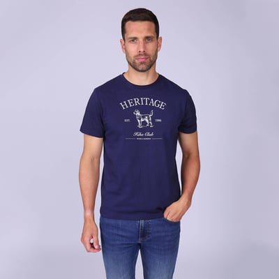 T-shirt imprimé chien MISE AU GREEN