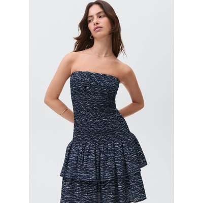 Robe imprimée à volants MANGO TEEN