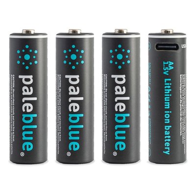 Pile rechargeable USB AA type C (LR06) PALE BLUE