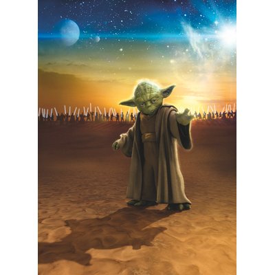 Papier peint Komar - STAR WARS Master Yoda - 200 x 250 cm HEXOA