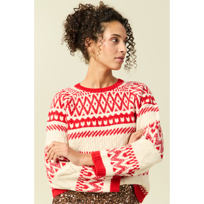 Pull manches longues col rond BONOBO