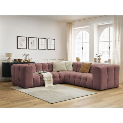 Canapé d'angle fixe 4 places en tissu, CLOUD BOBOCHIC