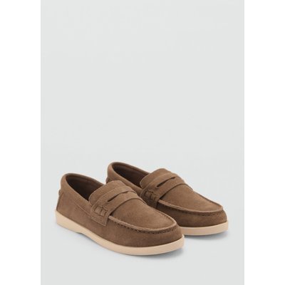 Mocassins cuir suède MANGO KIDS