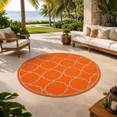 Tapis extérieur tissé kilim rectangle KUMA UN AMOUR DE TAPIS