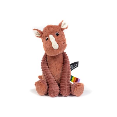 Peluche Le Rhino Grobisou 26 Cm LES PTIPOTOS