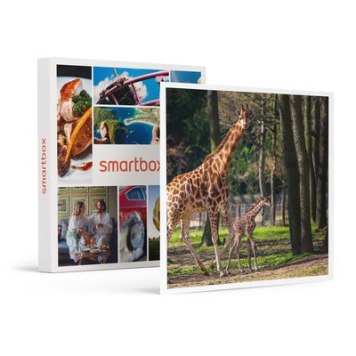 Journée zoo en duo : 2 entrées adultes pour le Safari de Peaugres- SMARTBOX - Coffret Cadeau Sport & Aventure SMARTBOX