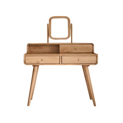Coiffeuse en bois massif 90 cm  FIFTIES BERAH GETAH