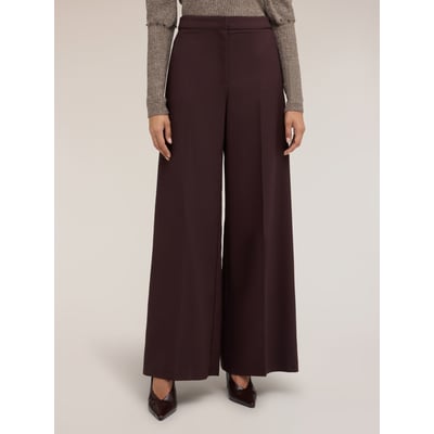 Pantalon palazzo avec inserts satin MOTIVI