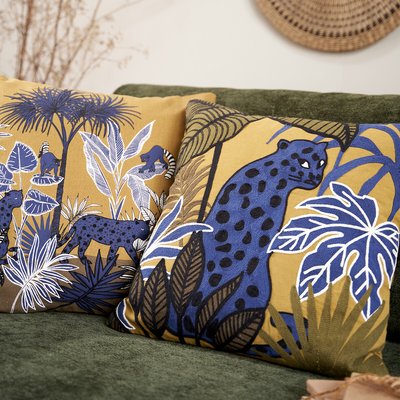 Federa per cuscino ricamata, 45x45 cm, Malacca LA REDOUTE INTERIEURS