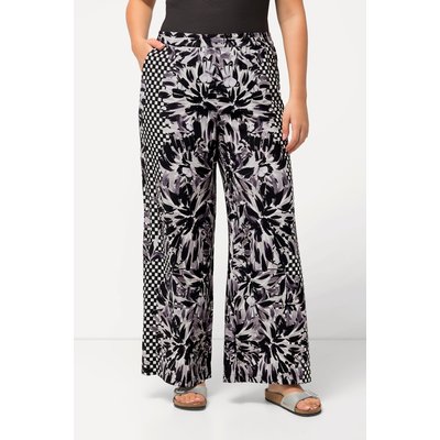 Pantalon palazzo, imprimé à fleurs ULLA POPKEN