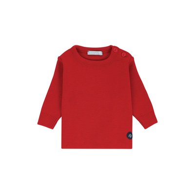 Pull Marin à boutons en laine Mérinos BRIAC BABY ARMOR-LUX