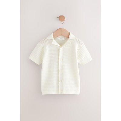 Polo en maille texturé et col à revers NEXT