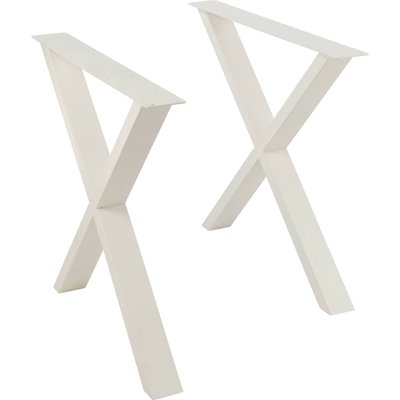 Pied de table croix en acier  design moderne élégant RECOLLECTION