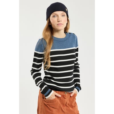 Pull marin rayé - laine mérinos ARMOR-LUX