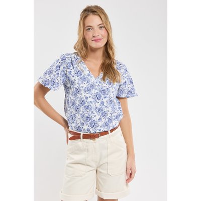 Top motifs fleuris en coton ARMOR-LUX