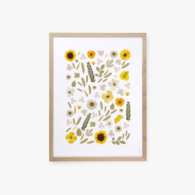 Au jardin, affiche, porte-affiche 30x40cm COTTON BIRD